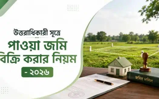 উত্তরাধিকার সূত্রে পাওয়া জমি বিক্রি করার নিয়ম (২০২৬)
