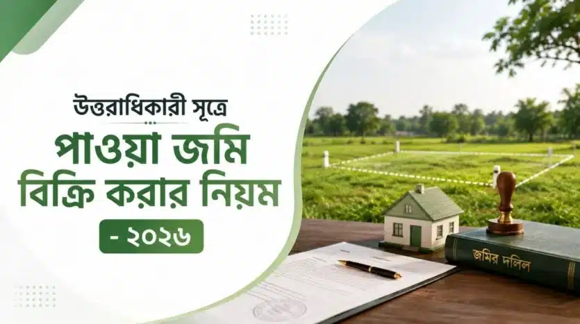 উত্তরাধিকার সূত্রে পাওয়া জমি বিক্রি করার নিয়ম (২০২৬)