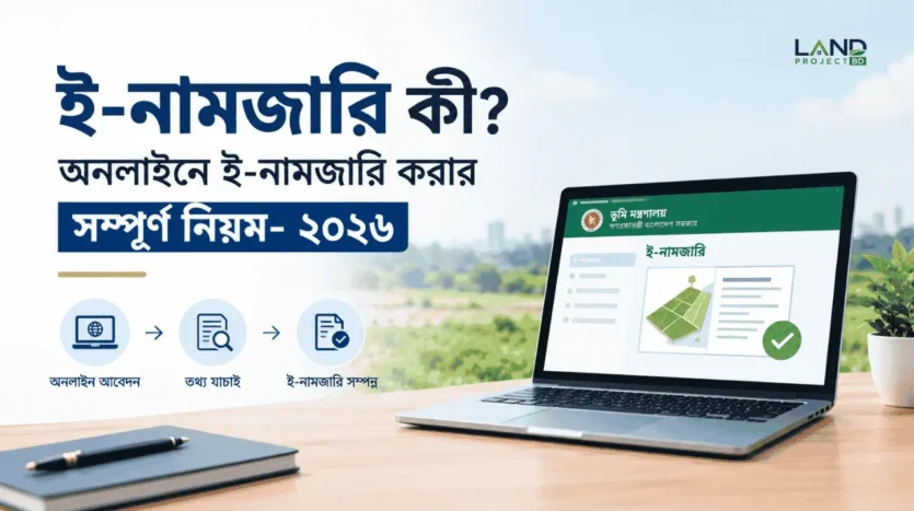 অনলাইনে ই-নামজারির আবেদন করার নিয়ম